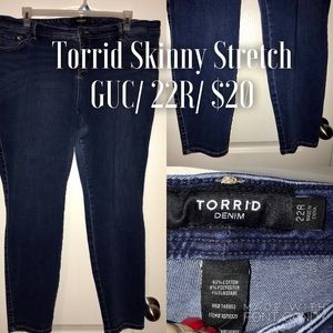 Torrid Skinny Stretch Denim